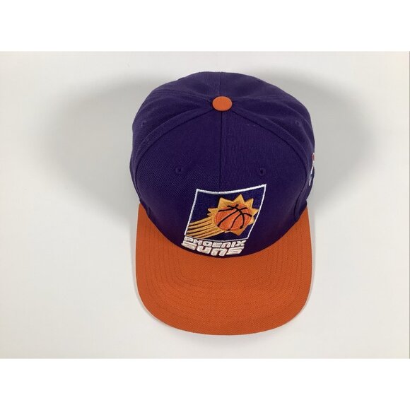 Phoenix Suns NBA Mitchell & Ness HWC Purple Orange Snapback Hat Cap - Picture 4 of 8